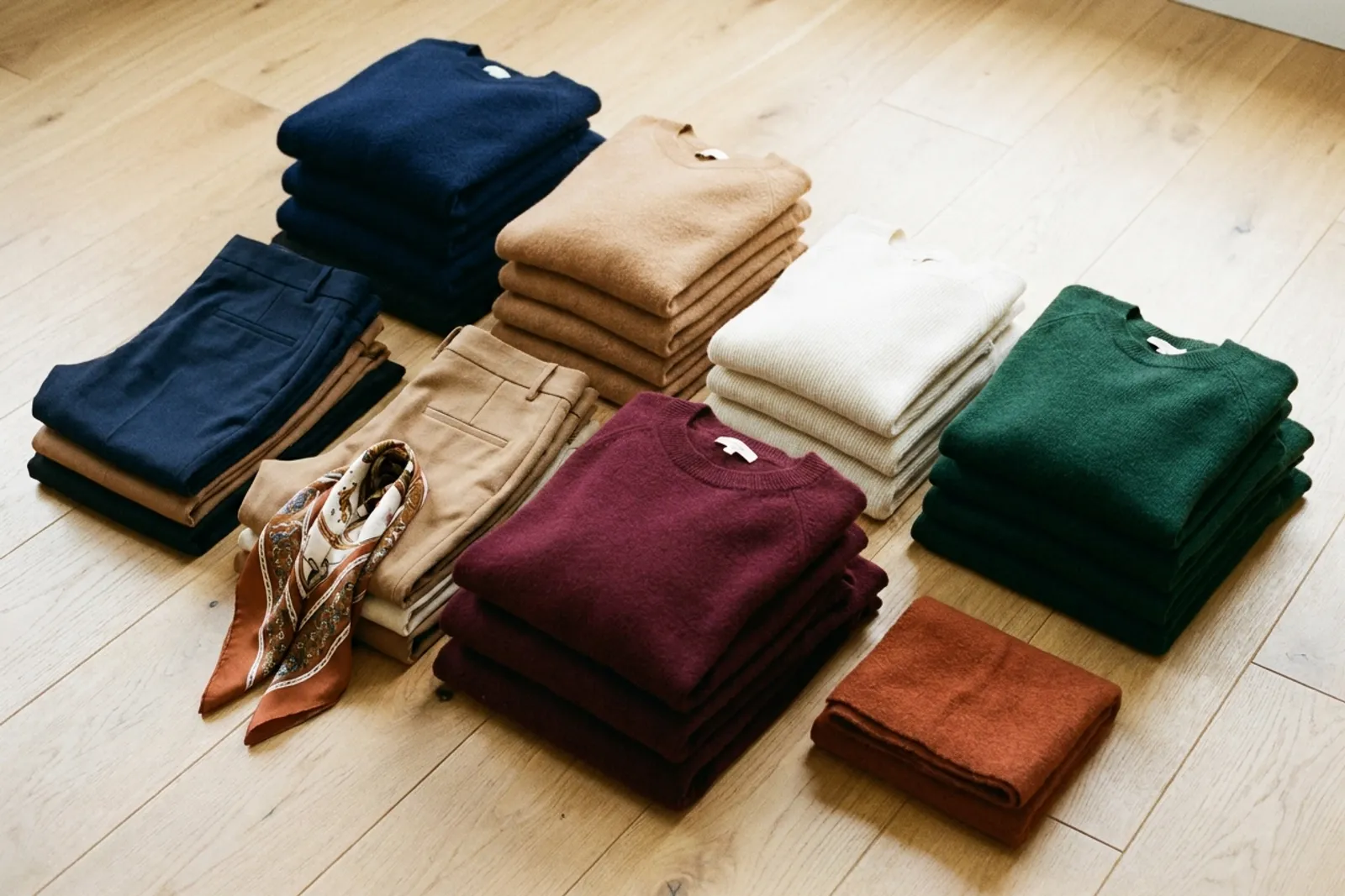Une palette de couleurs pour une garde-robe qui s&rsquo;accorde