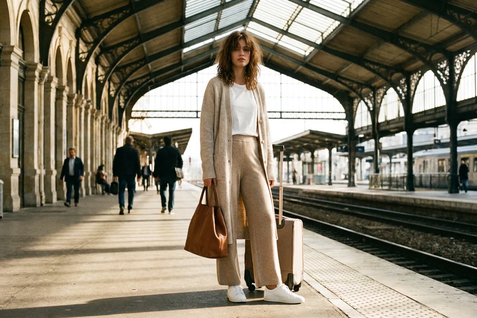 Train ou avion : la tenue confortable qui reste élégante